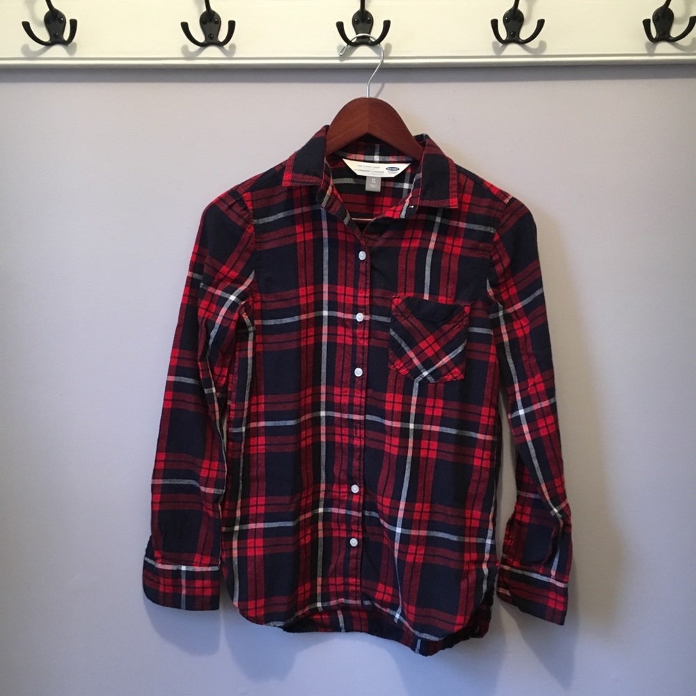 Old Navy cotton flannel shirt